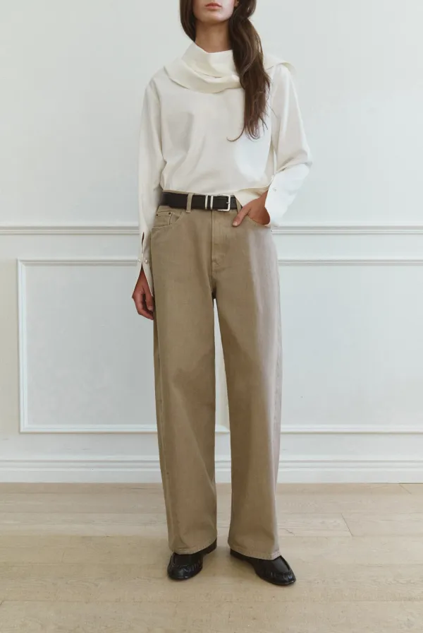 Scott Vintage Loose Fit Denim (Vintage Stone Beige)