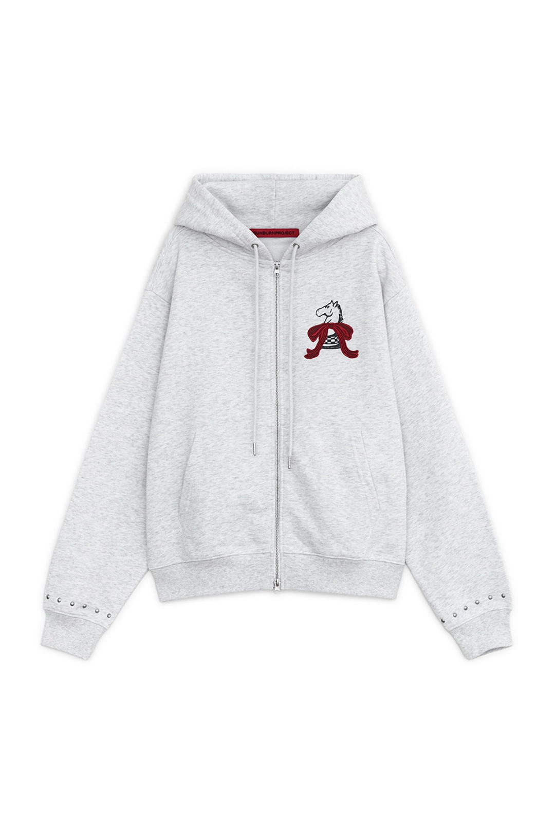 썬번프로젝트 MUSTANG HOODIE ZIP-UP, MELANGE GRAY 상품 이미지 1
