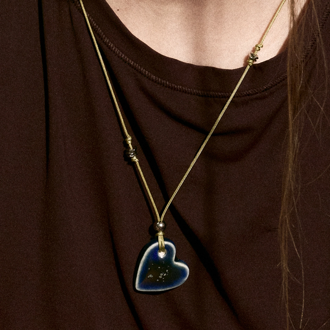 엔프프 aevon ceramic necklace-navy 상품 이미지 2