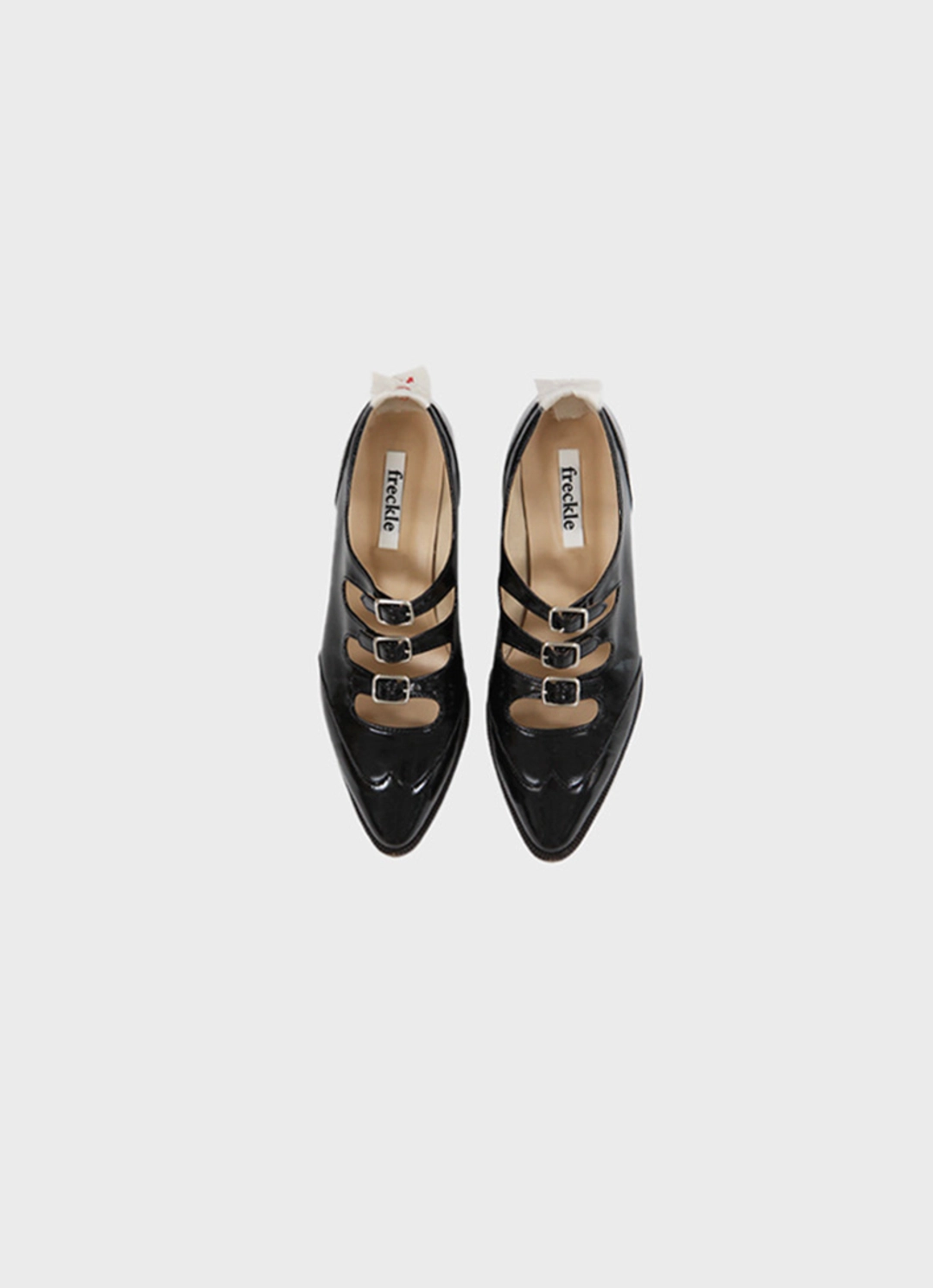 프레클 FR silk label-tab monk strap shoes 상품 이미지 3