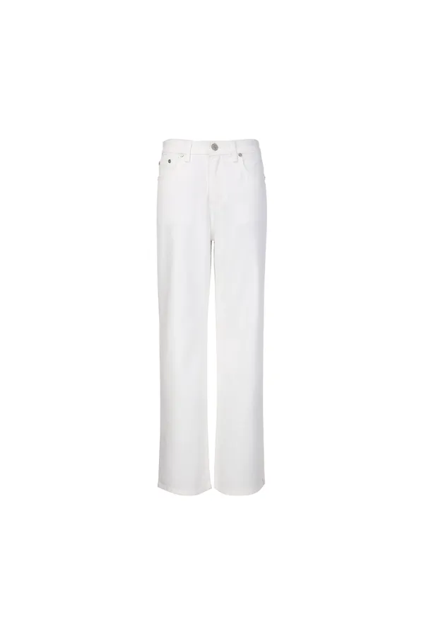 Side Slit Denim, Off White
