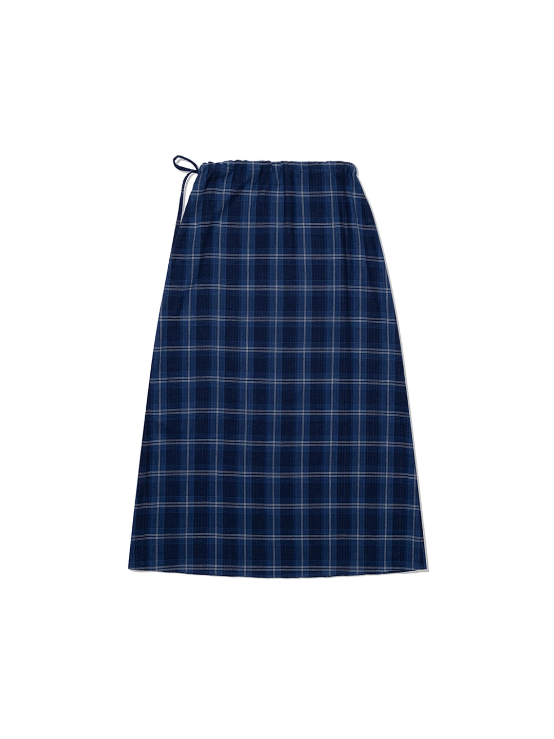 프리터 Check Maxi Skirt Blue_F253SK02 상품 이미지 3