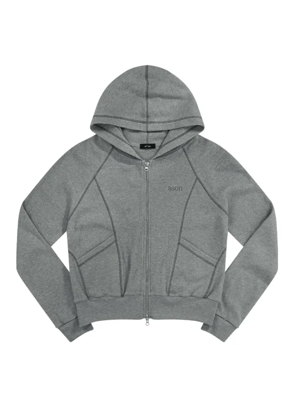 BUNNY TRAINING HOOD ZIP-UP / GRAY