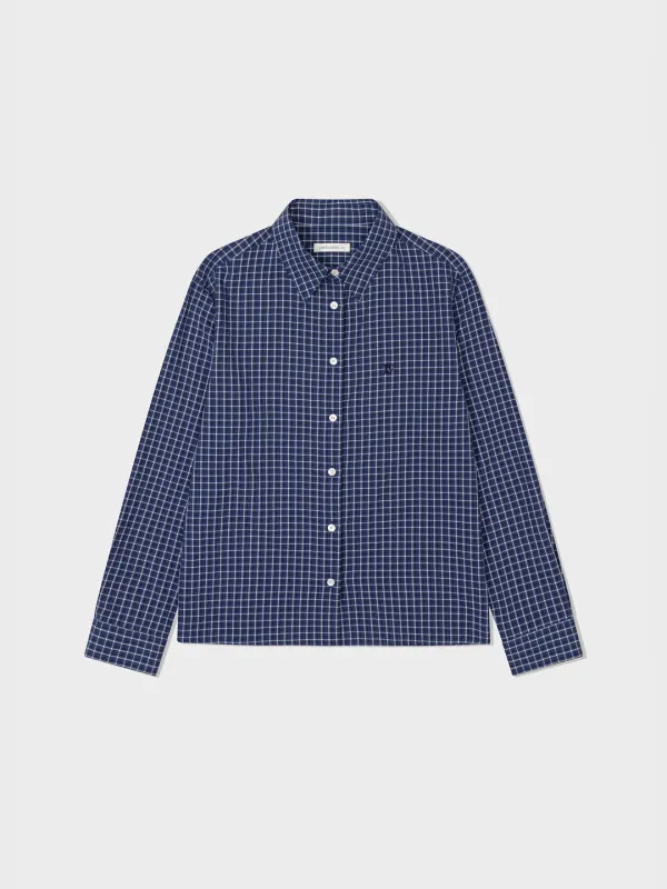 Lc Checked Regular-Fit Shirt_Blue