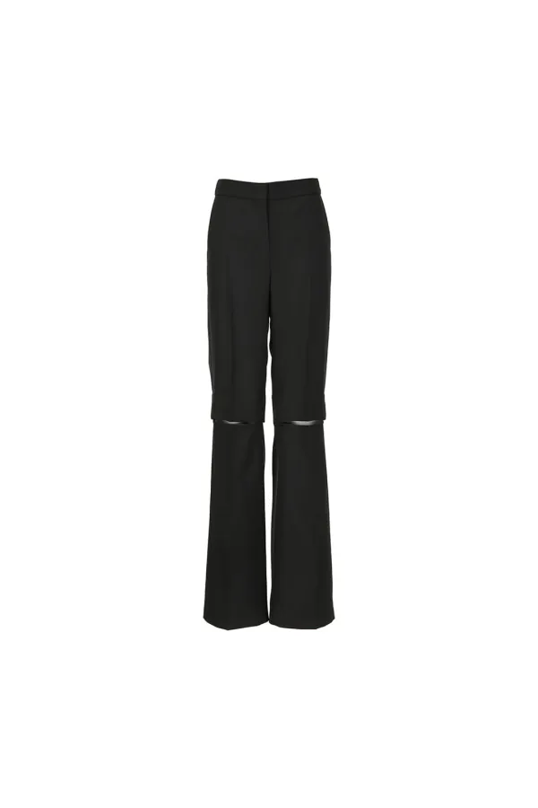 Two Way Bell Trouser, Black