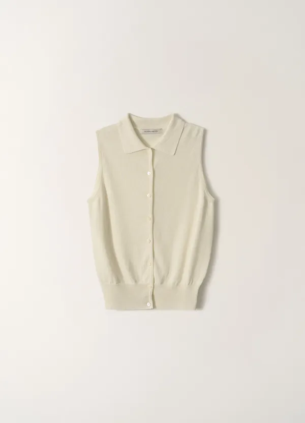 2ND/ Lash sleeveless knit top (Ivory)