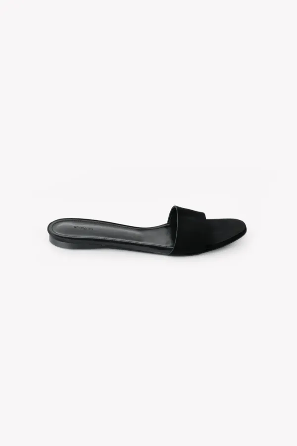 Enis Silk Sandals (Flat)