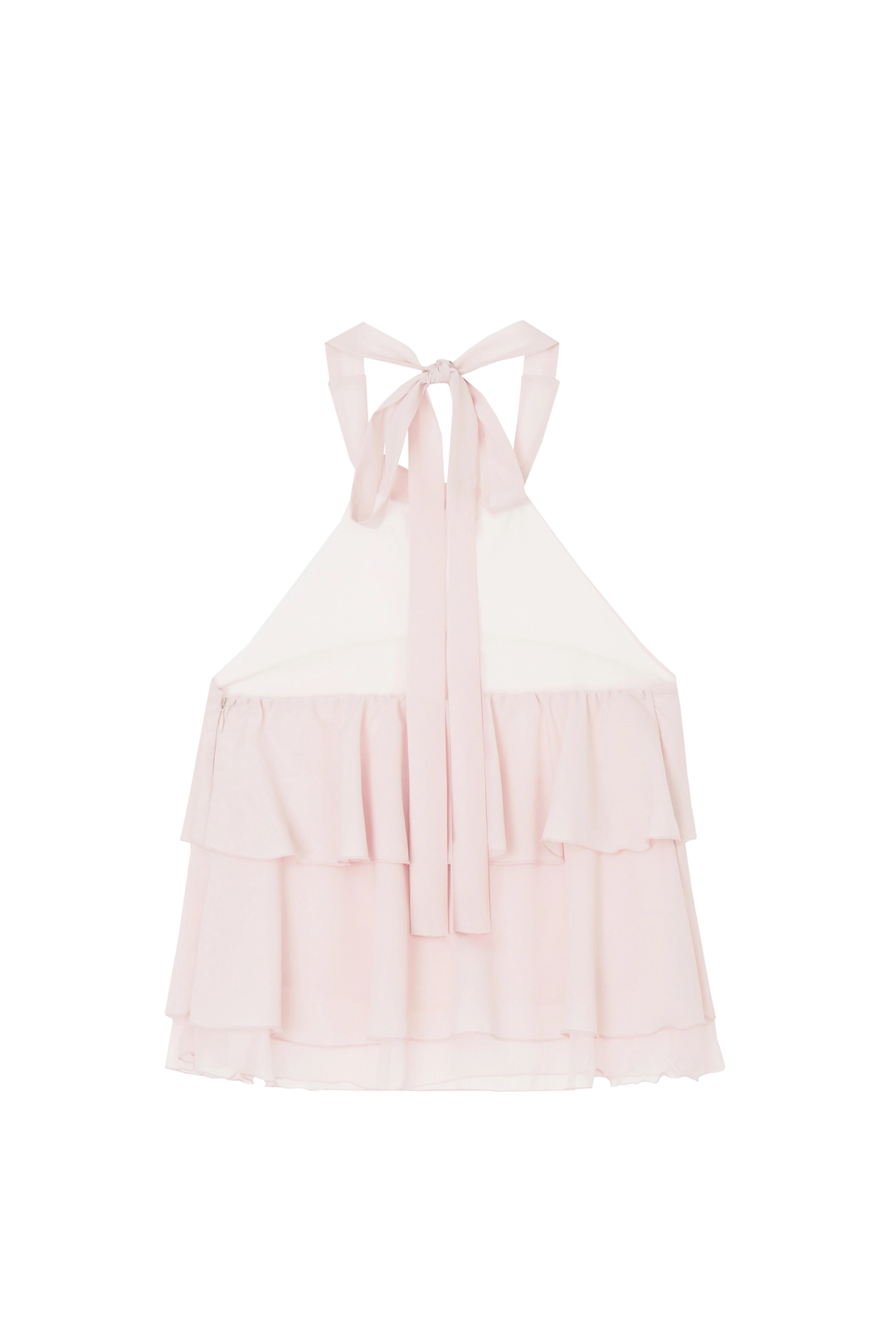 클리시어 Dear rosy chiffon halter blouse 상품 이미지 3