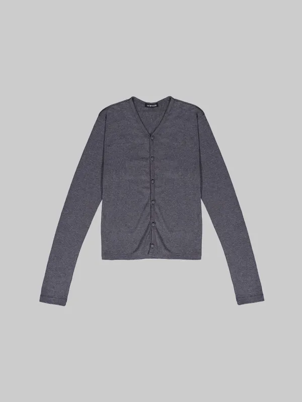 COI SLIM CARDIGAN SET-UP_CHARCOAL