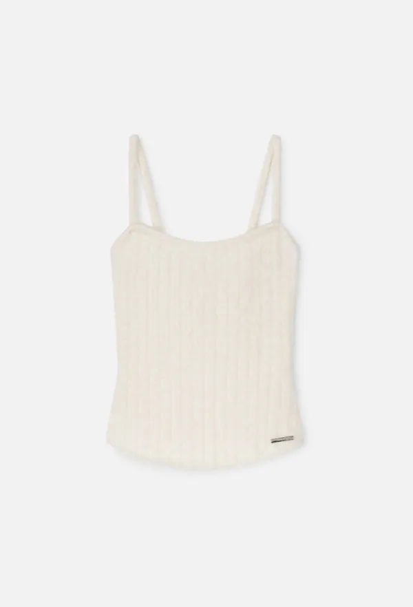 Mielle Knit Sleeveless Top (Cream)