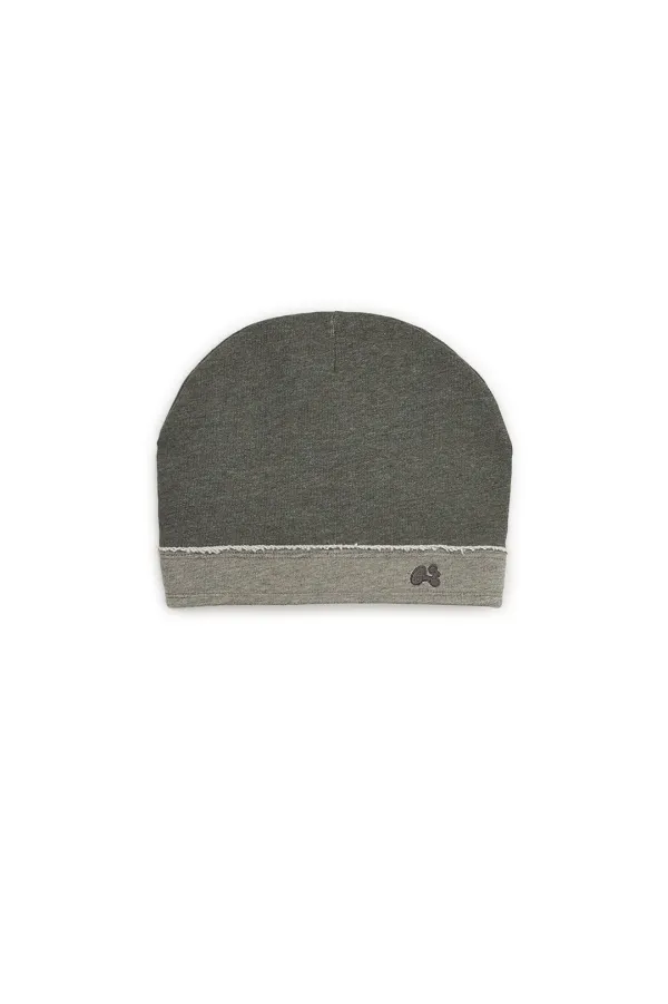 Cross strap sweat beanie (Khaki)