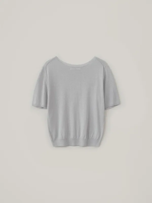 More Half Knit - Light Gray