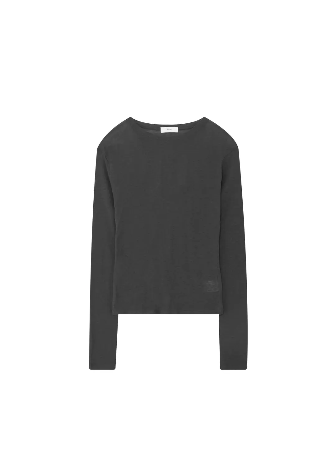 포저 Layered round long sleeve t-shirt (charcoal) 상품 이미지 1