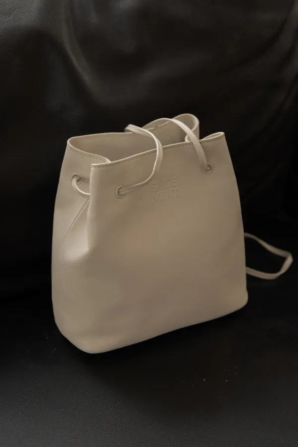 MYLO LEATHER DRAWSTRING BAG_SUMMER SAND