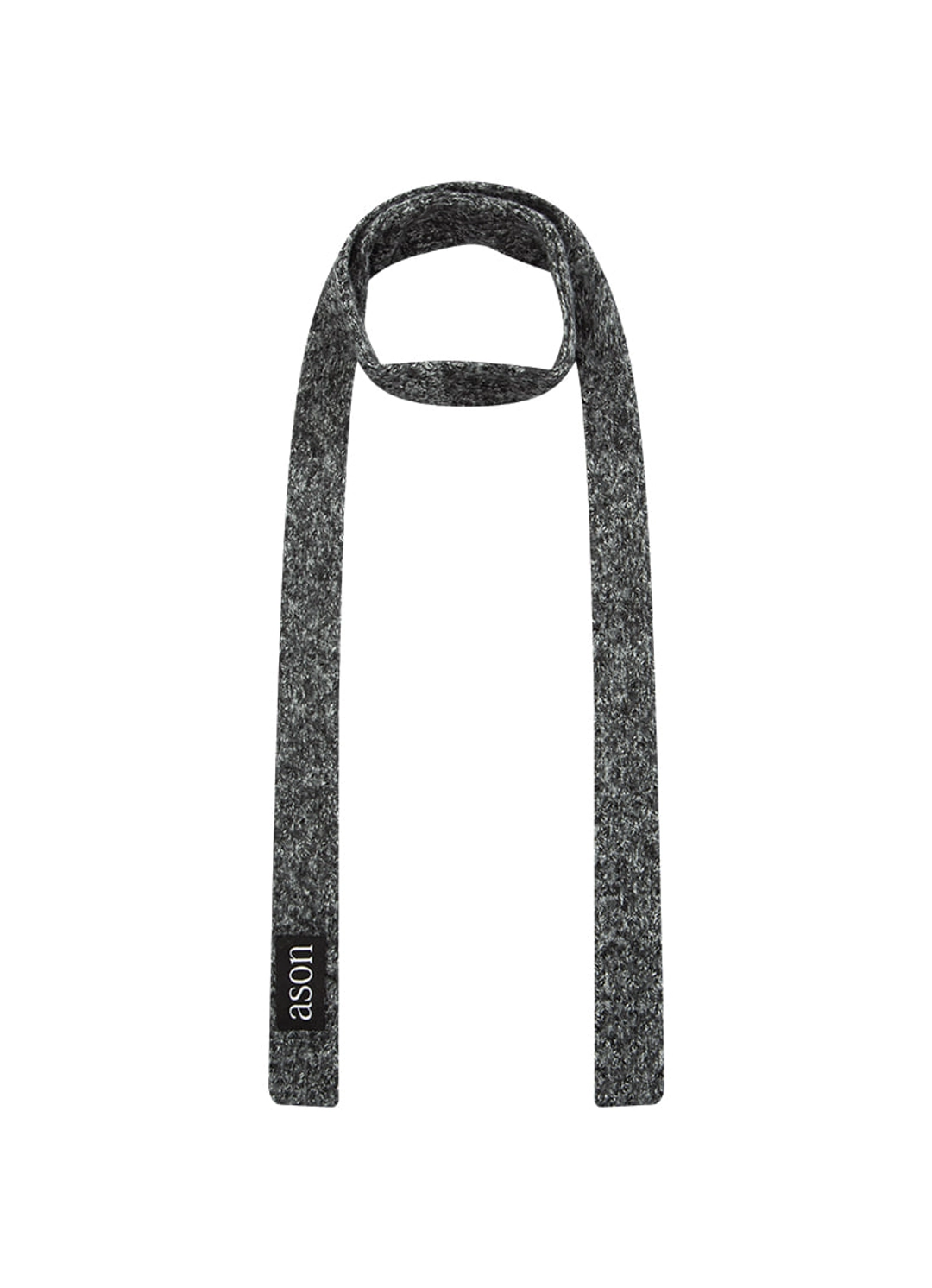 애즈온 NEP SLIM MUFFLER / CHARCOAL 상품 이미지 3