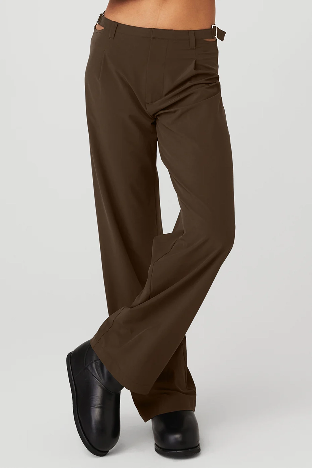 알로요가 Mid-Rise Showdown Trouser - Espresso 상품 이미지 1