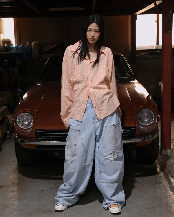 picnic washed two pocket shirt