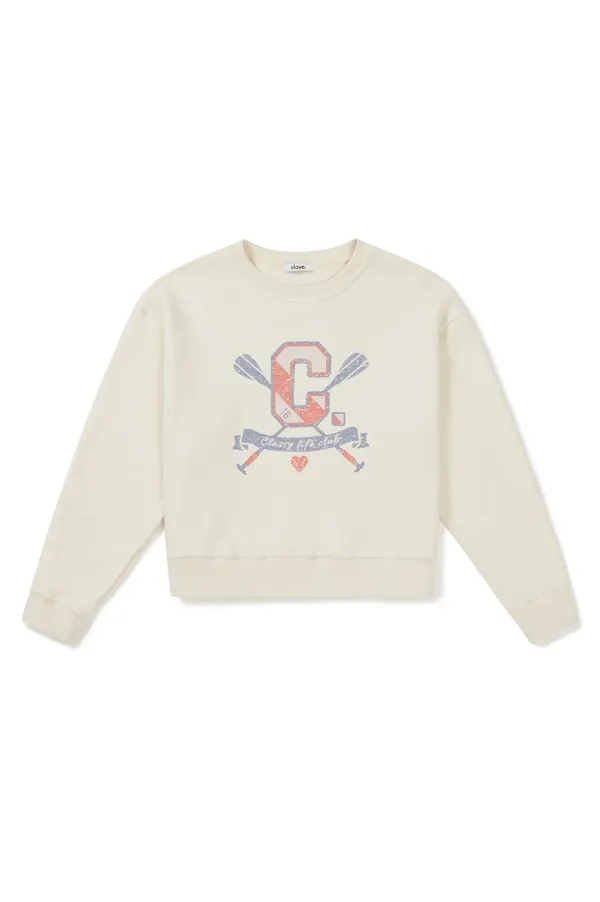 [25SS clove] Pigment Sweatshirt (Cream)