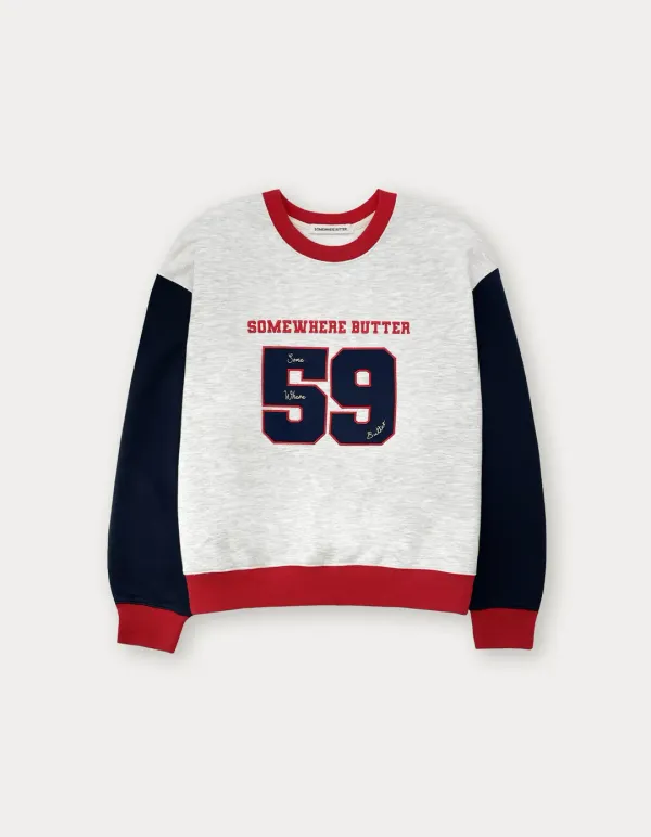 59 Vintage Sweatshirt - White Melange