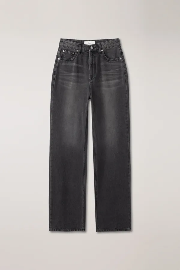 RELAXED WIDE JEANS WASHED GREY_UDPA6A208G2