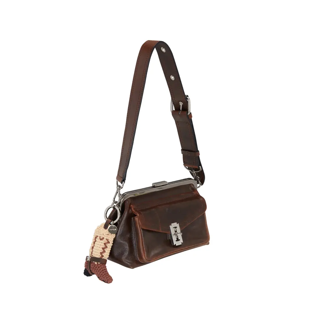 분크 [아울렛] Crochet Western Boots Charm (크로셰 웨스턴 부츠 참) Brown 상품 이미지 3