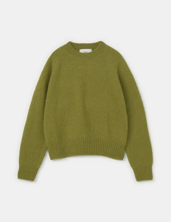 Lucy Crew-neck Sweater (Olive)