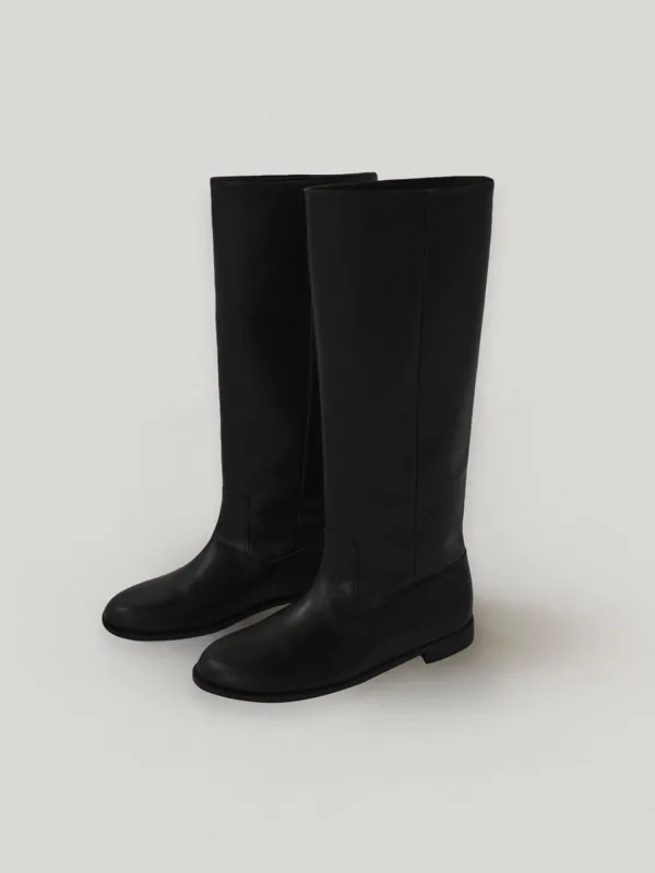 Holmes Knee Boots Matte Black