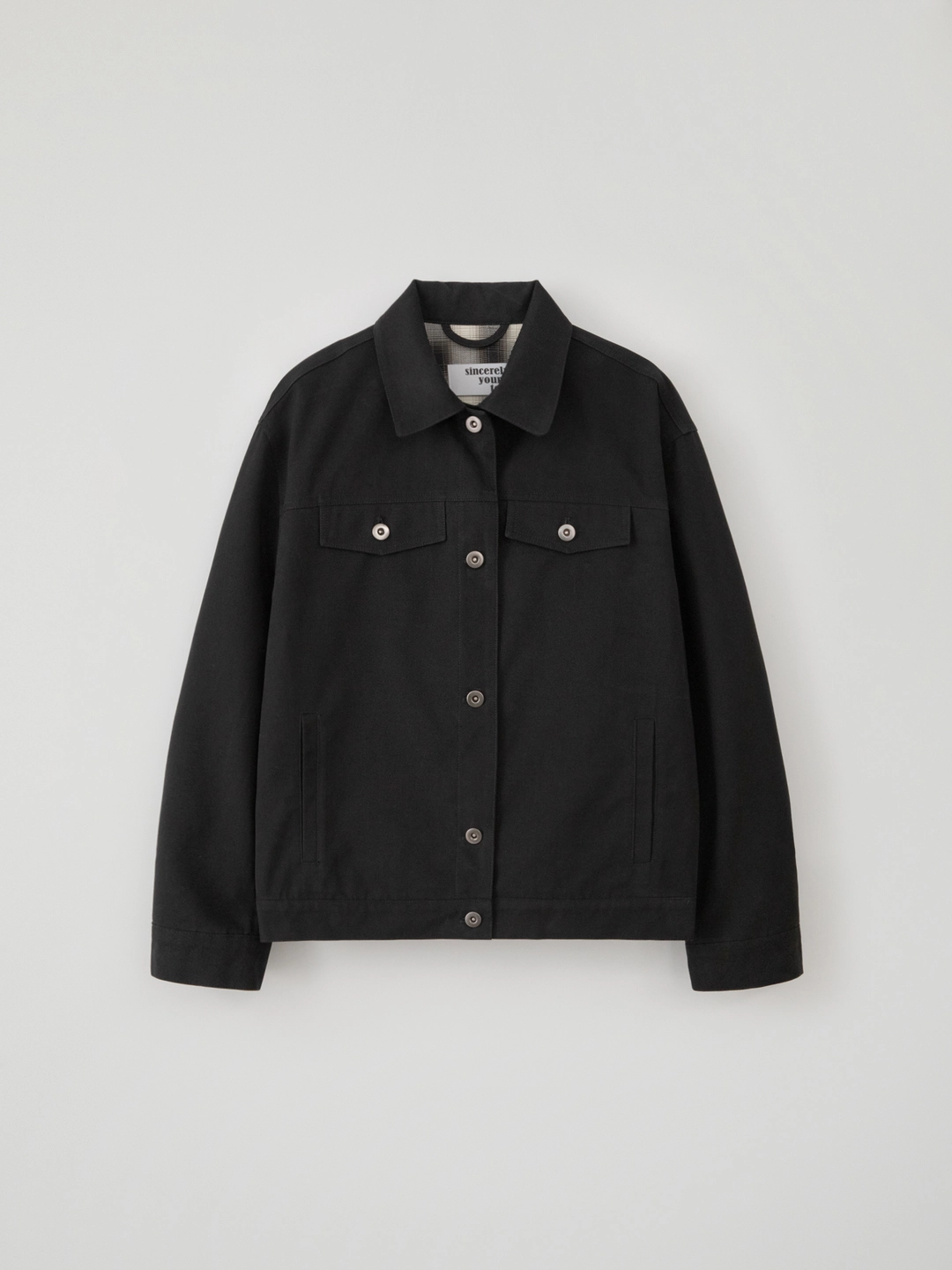 톨로 Cotton Trucker Jacket(Black) 상품 이미지 1