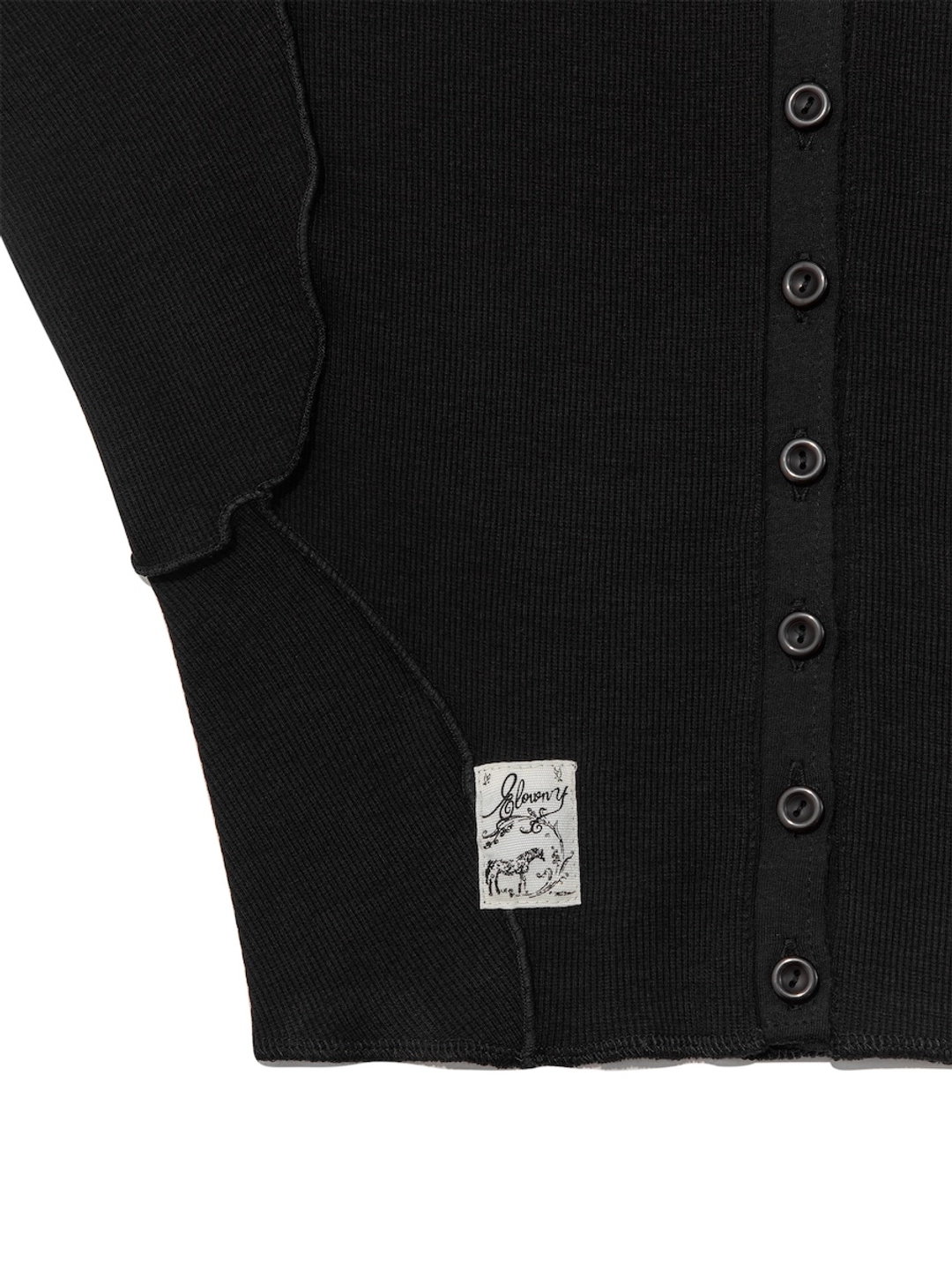 글로니 TILT BUTTON LONG SLEEVE (BLACK) 상품 이미지 3