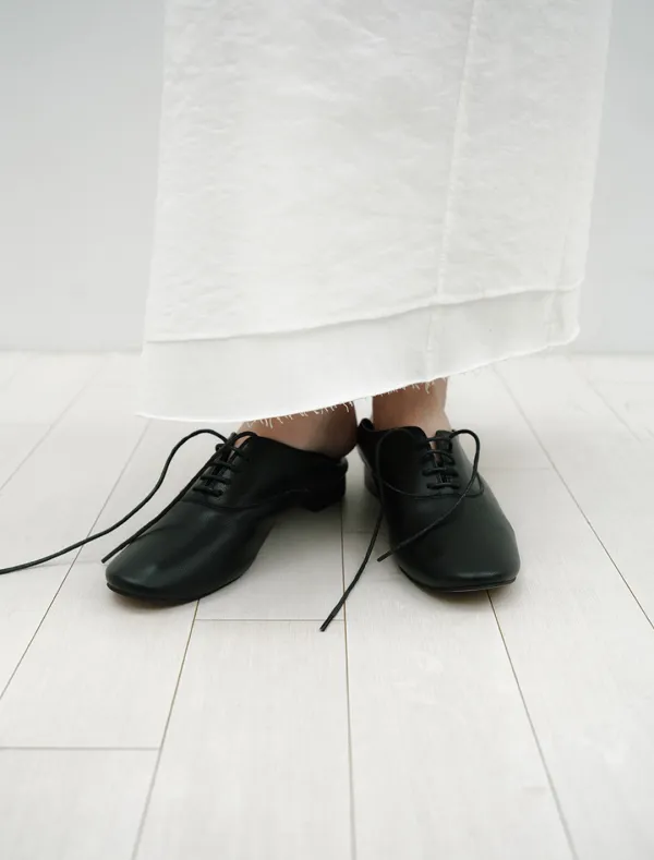 SHEER STITCHED SKIRT [WHITE]