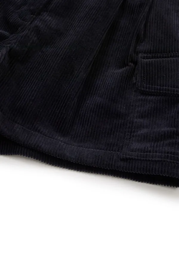 [25FW clove] Corduroy Pocket Shorts (Navy)