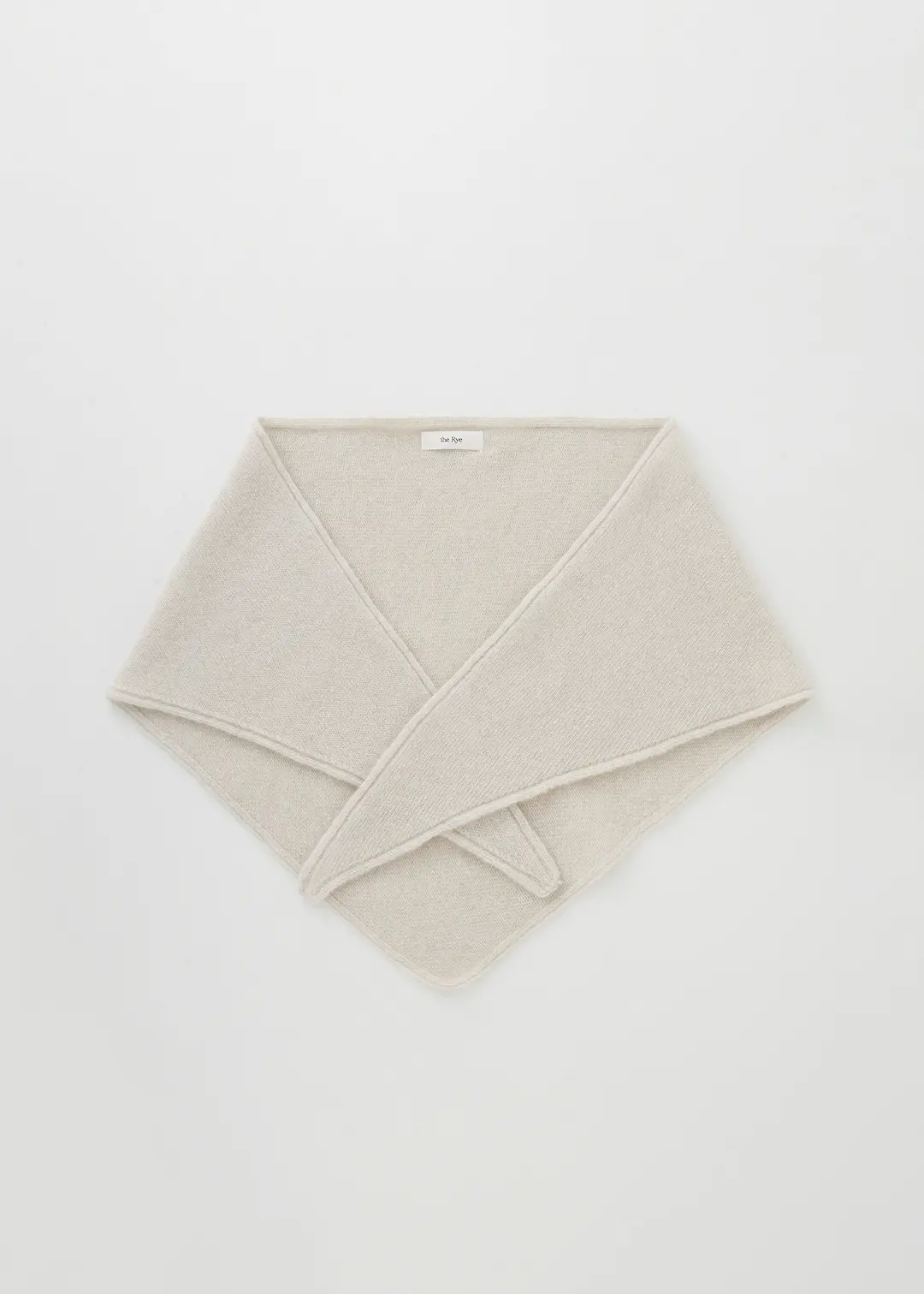 더라이 Triangle Wool Scarf(Ivory) 상품 이미지 1