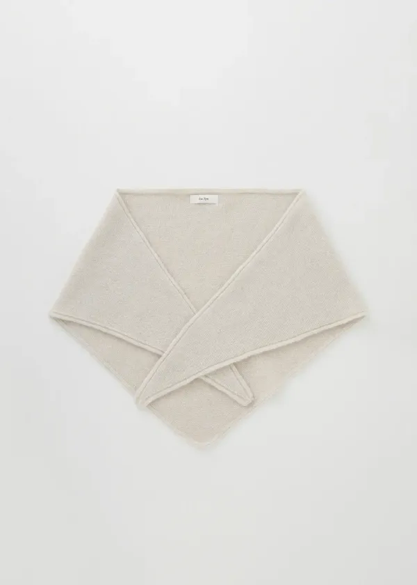 Triangle Wool Scarf(Ivory)