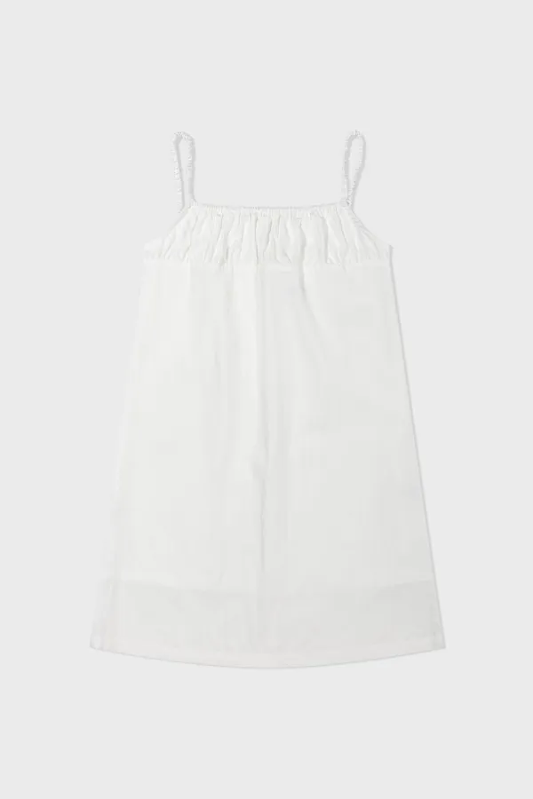 Shirring String Dress_Off White