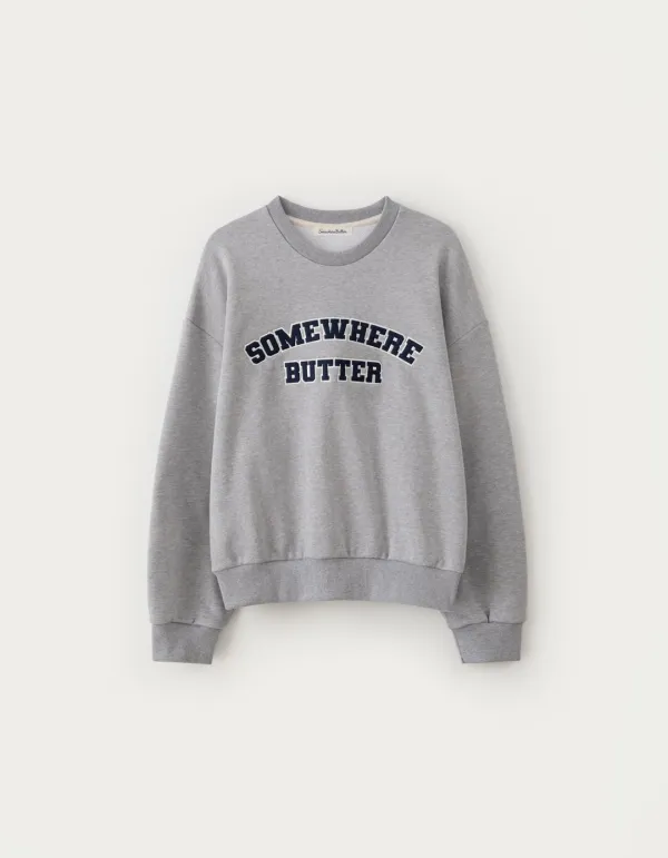 Square Logo Sweatshirt - Grey
