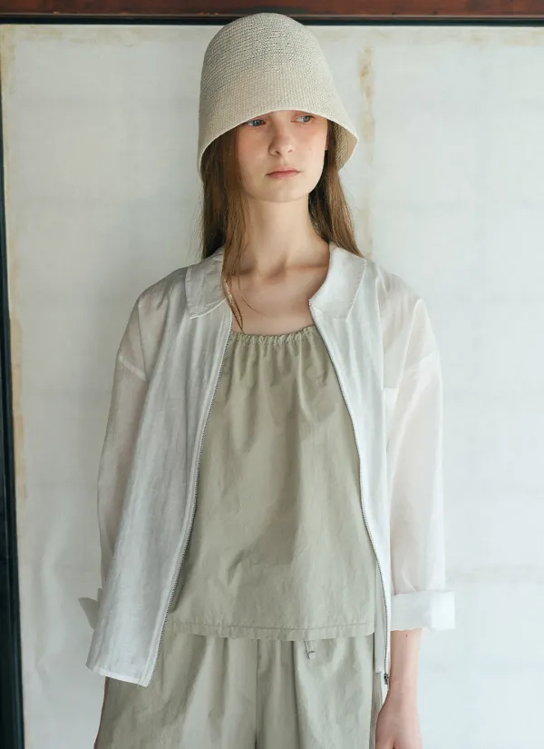 Pons Zip-up (Ivory)