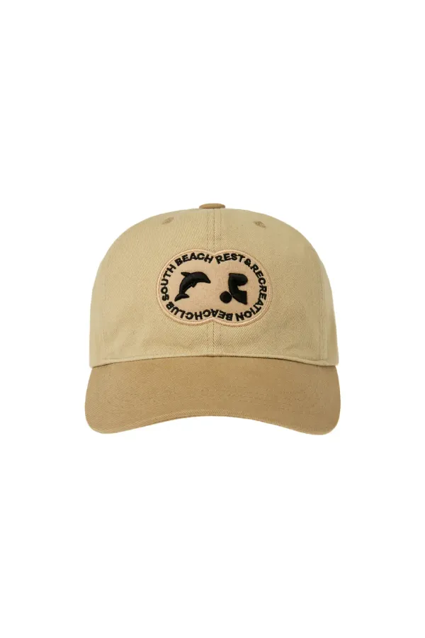 RR NEW LOGO PATCH BALL CAP - BEIGE