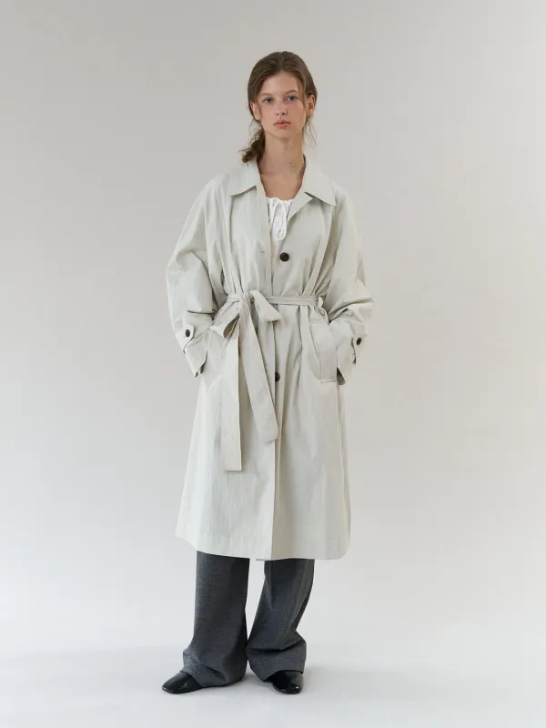 easy trench coat (greige)
