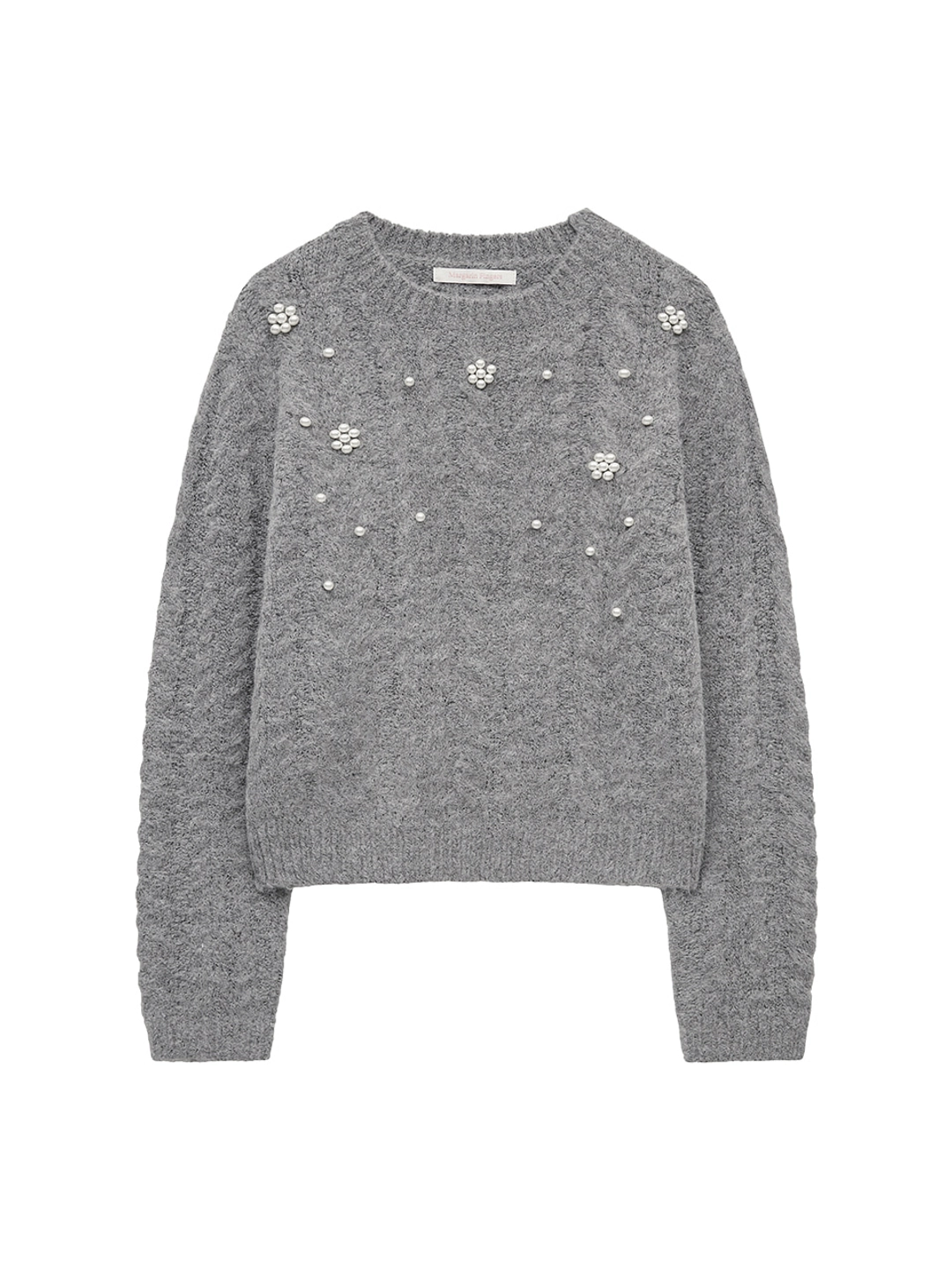 마가린핑거스 PEARL POINT PULLOVER (GREY) 상품 이미지 1