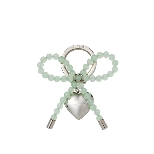 Heart Ribbon Charm (하트 리본 참) Mint
