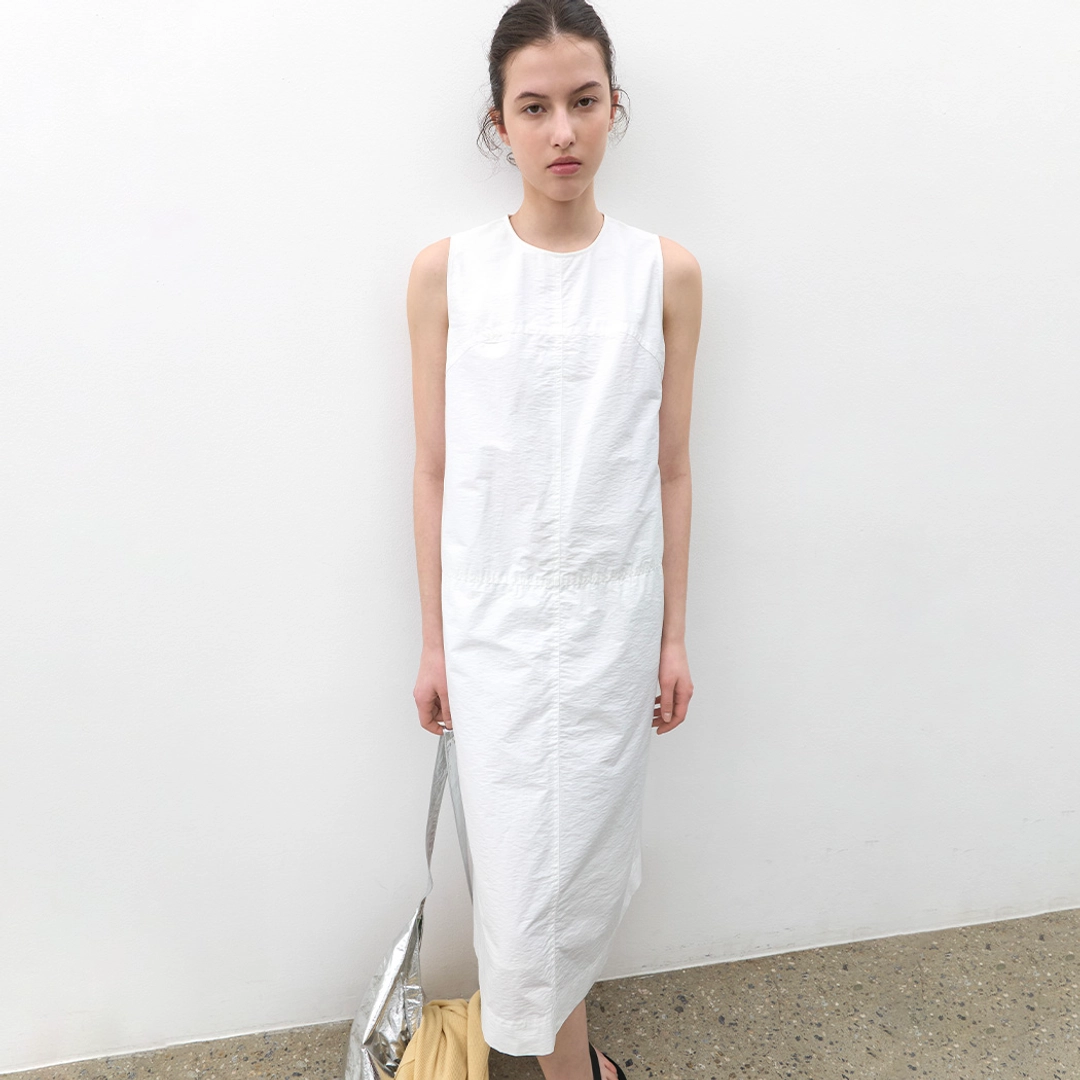 아뜰리에 나인 (OP-6334)COTTON HALTERNECK SEMI-A 상품 이미지 2