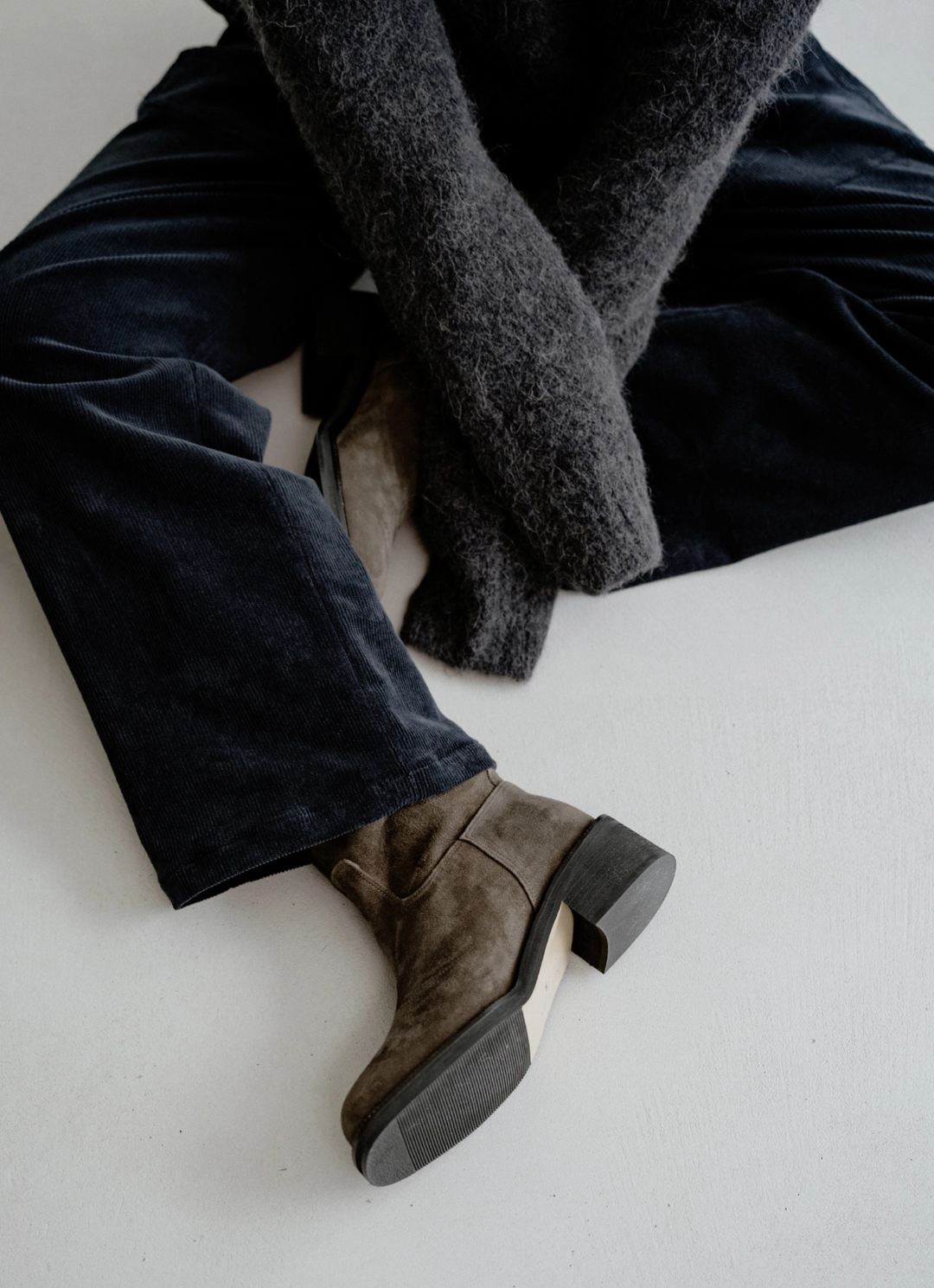 스앨더 43011_Suede middle boots 상품 이미지 2