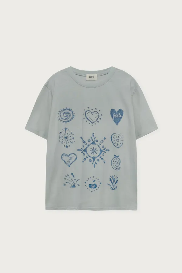 PATTERN T-SHIRT TEA
