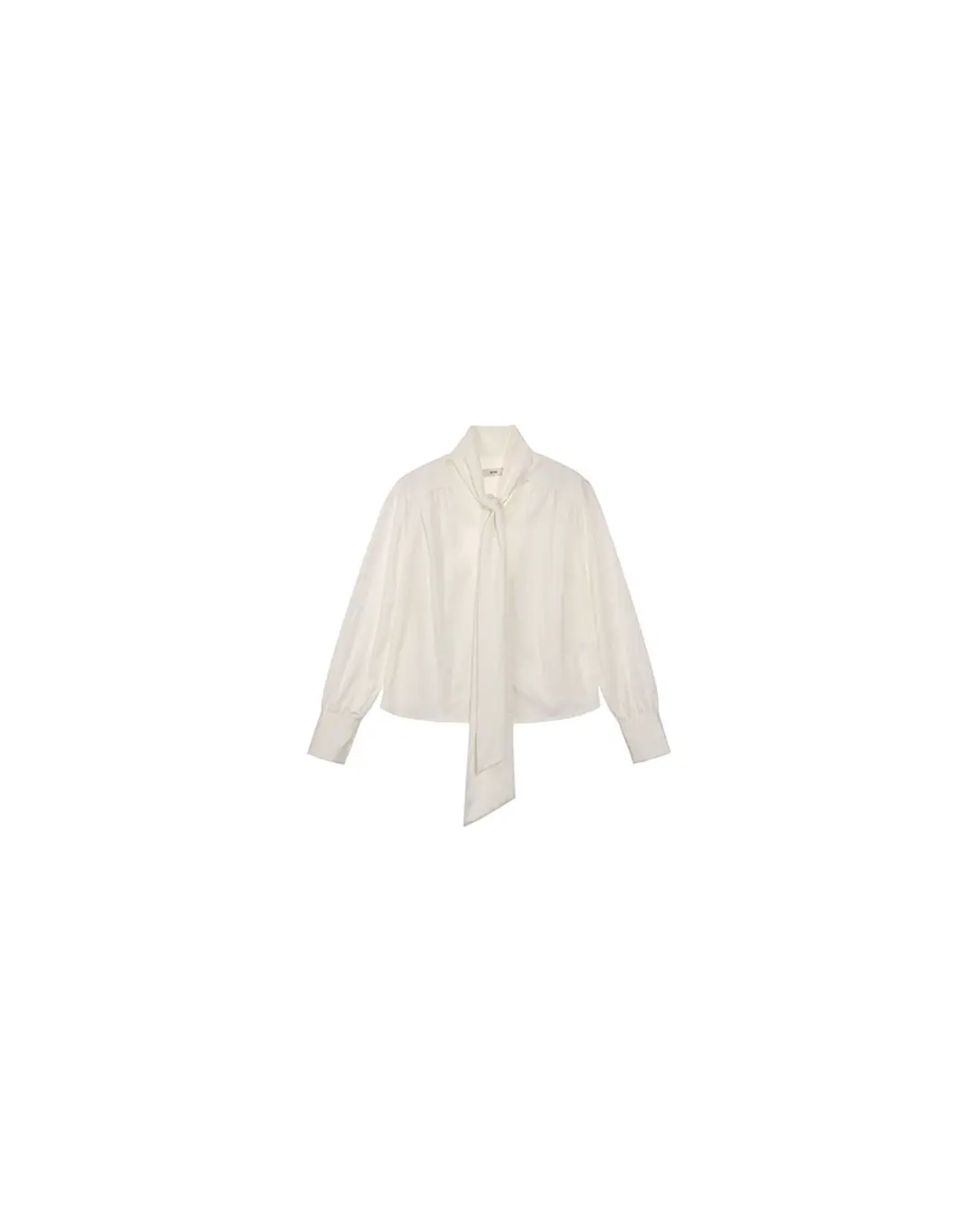 쏘이르 (2COLOR)TIE SHIRRING BLOUSE - SO-IR 상품 이미지 3