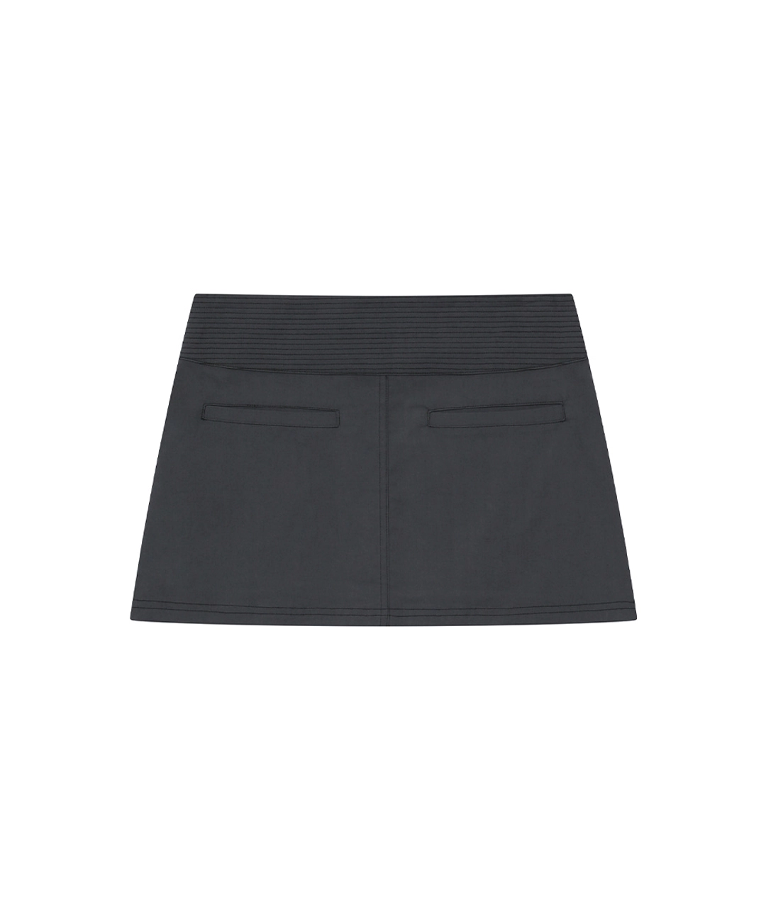 미세키서울 [레이 PICK] Stitch pocket mini skirt CHARCOAL 상품 이미지 2