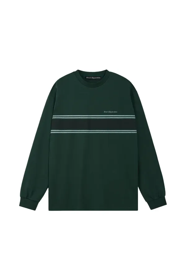 CREWNECK LONG SLEEVE T-SHIRT - GREEN