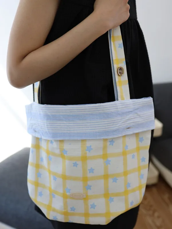Flip Sleeve Shoulder Bag (Yellow Sherbet)