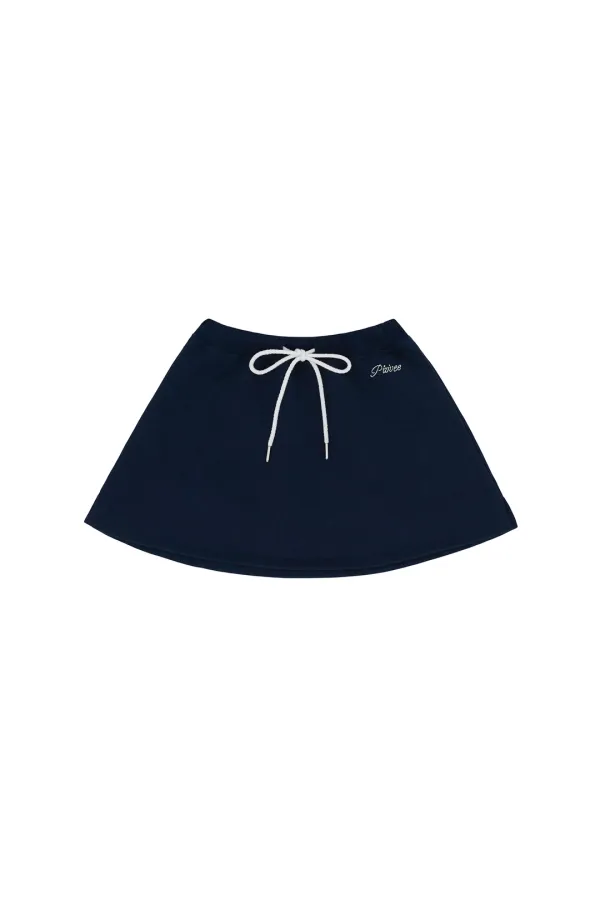 [3차] A Line Sweat Skirt (ocean navy)