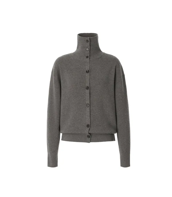 MERINO HIGHNECK CARDIGAN