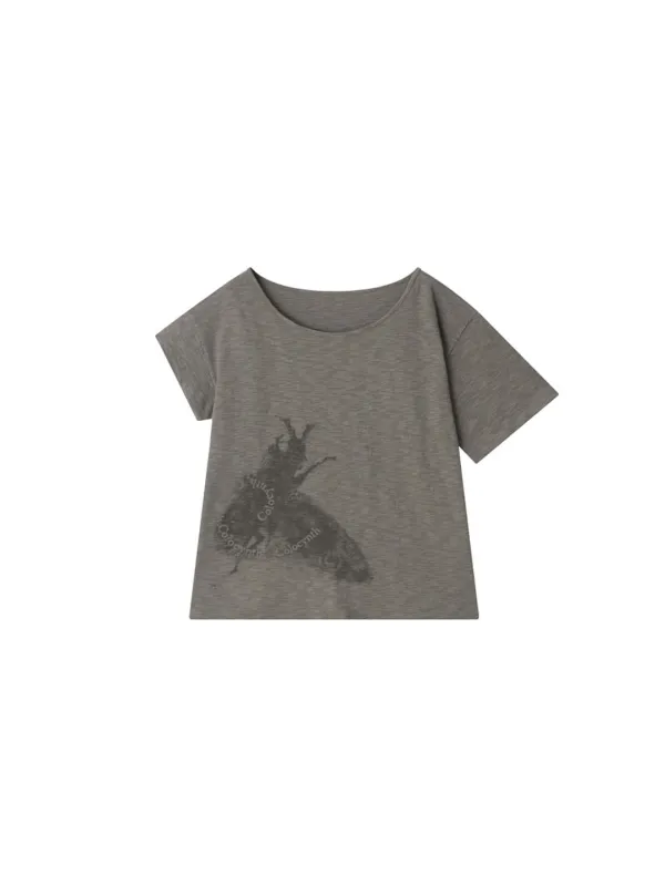 ✲3RD BEETLE UNBALANCE T DARK KHAKI